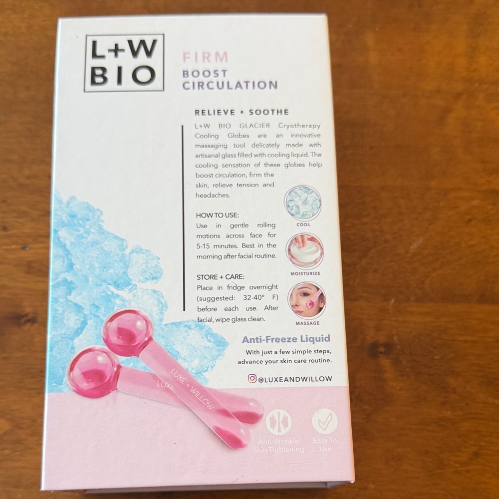 Luxe Glacier Cryo Cooling Globes - Pink - Picture 3 of 6
